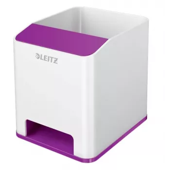Leitz WOW Sound kynäteline, violetti, polystyreeni (PS), 90 mm, 101 mm, 100 mm, 140 g