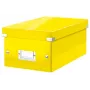 Leitz Click & Store WOW DVD-säilytyslaatikko, keltainen, kartonki, 206 mm, 352 mm, 147 mm, 570 g