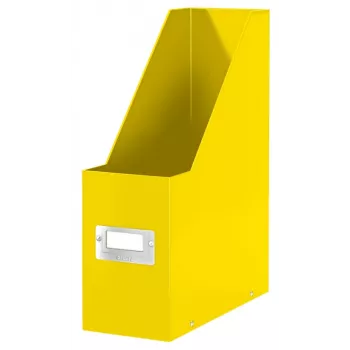 Leitz Click & Store WOW aikakauslehtikotelo, keltainen, kartonki, 103 mm, 253 mm, 330 mm, 95 x 245 x 310 mm