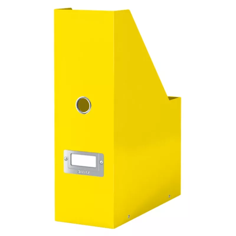 Leitz Click & Store WOW aikakauslehtikotelo, keltainen, kartonki, 103 mm, 253 mm, 330 mm, 95 x 245 x 310 mm