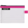 Leitz WOW Small vettähylkivä matkapussi, unisex, asustepussi, pieni, vetoketju, vettähylkivä, pinkki