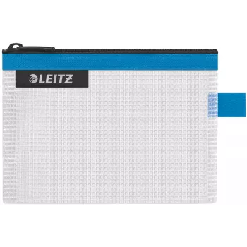 Leitz WOW Small vettähylkivä matkapussi, unisex, tarvikepussi, Small, vetoketju, vettähylkivä, sininen