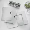 Leitz 3-läpällinen kansio WOW PP A4, esityskansio, A4, polypropeeni (PP), valkoinen, pysty, 150 arkkia
