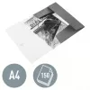 Leitz 3-Klappen-Mappe WOW PP A4, taittokansio, A4, polypropyleeni (PP), musta, vaaka-/pysty, 150 arkkia