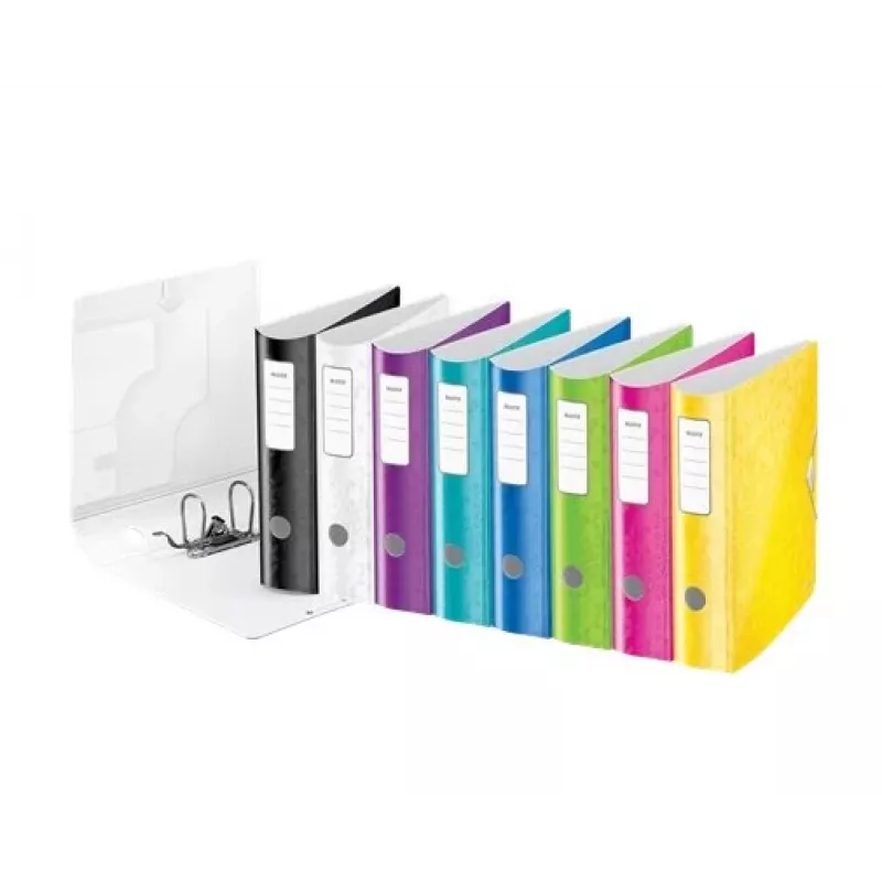 Leitz Hebelordner Active PP WOW A4/80 mm, A4, polyfoam, vihreä, 500 arkkia, 80 g/m², 8,2 cm