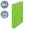 Leitz Ringbinder WOW laminoitu A4+ 2DR/25mm, A4+, D-rengas, kartonki, vihreä, 250 arkkia, 80 g/m²