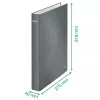 Leitz Ringbinder WOW laminoitu A4+ 2DR/25mm, A4+, D-rengas, kartonki, vihreä, 250 arkkia, 80 g/m²