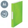 Leitz Ringbinder WOW PP A4 2RR/25mm, A4, pyöreä rengas, polypropeeni (PP), vihreä, 190 arkkia, 80 g/m²