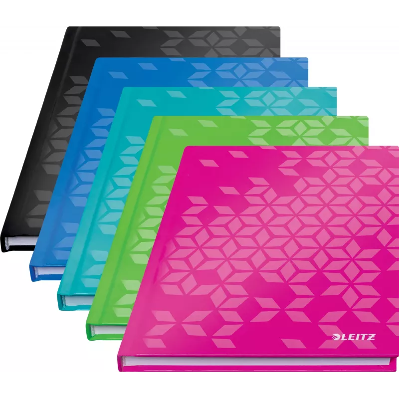 Leitz WOW Notizbuch A5 ruudullinen kovakantinen, kuvio, vihreä, A5, 80 arkkia, 80 g/m², ruudullinen