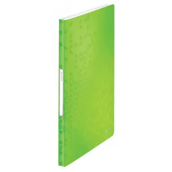 Leitz Display-Buch WOW PP 40 taskua, vihreä, polypropeeni (PP), 40 taskua, 40 arkkia, pysty, A4
