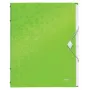 Leitz Divider Book WOW PP 6 välilehteä, perinteinen arkistokansio, A4, polypropeeni (PP), vihreä, kiiltävä, 200 arkkia