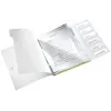 Leitz Divider Book WOW PP 6 välilehteä, perinteinen arkistokansio, A4, polypropeeni (PP), vihreä, kiiltävä, 200 arkkia