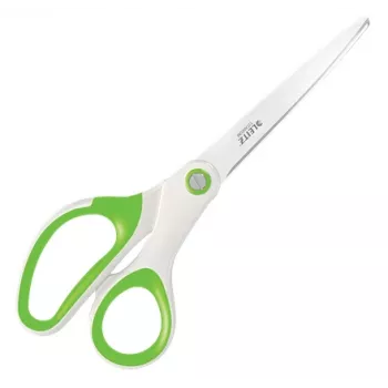 Leitz WOW Titanium toimistosalkset 205 mm, aikuiset, suora leikkaus, yksittäin, vihreä, valkoinen, ruostumaton teräs, toimistosalkset