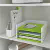 Leitz Briefablage WOW kaksivärinen, muovi, vihreä, valkoinen, A4, A4, 267 mm, 336 mm