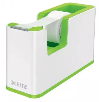 Leitz WOW Klebebandabroller, 1,9 cm, 33 m, polystyreeni (PS), vihreä, valkoinen, 51 mm, 126 mm