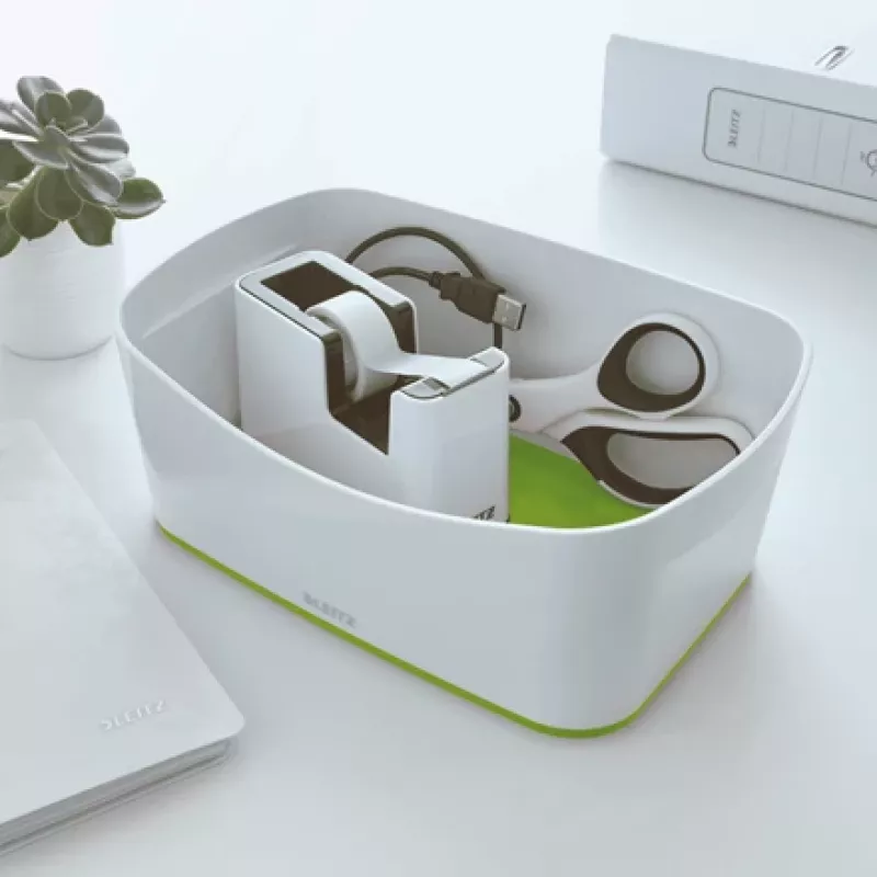 Leitz WOW Klebebandabroller, 1,9 cm, 33 m, polystyreeni (PS), vihreä, valkoinen, 51 mm, 126 mm