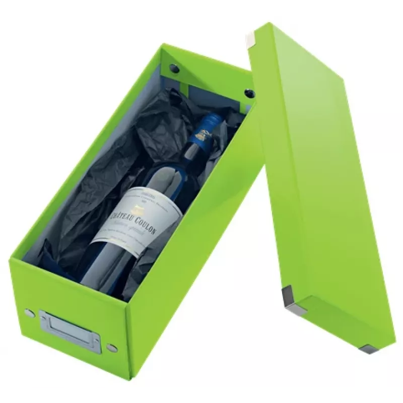 Leitz Click & Store WOW CD-säilytyslaatikko, vihreä, kartonki, 143 mm, 352 mm, 136 mm, 440 g