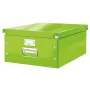 Leitz Click & Store WOW suuri säilytyslaatikko, vihreä, kartonki, 369 mm, 482 mm, 200 mm