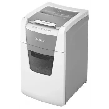 Leitz IQ Autofeed Office 150 automaattinen paperisilppuri P5, mikroleikkaus, 22 cm, 2 x 15 mm, 44 L, 500 arkkia, 55 dB
