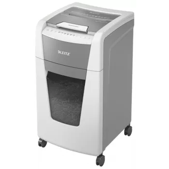 Leitz IQ Autofeed Office 300 asiakirjasilppuri P5, mikroleikkaus, 22 cm, 2 x 15 mm, 60 L, 700 arkkia, 55 dB