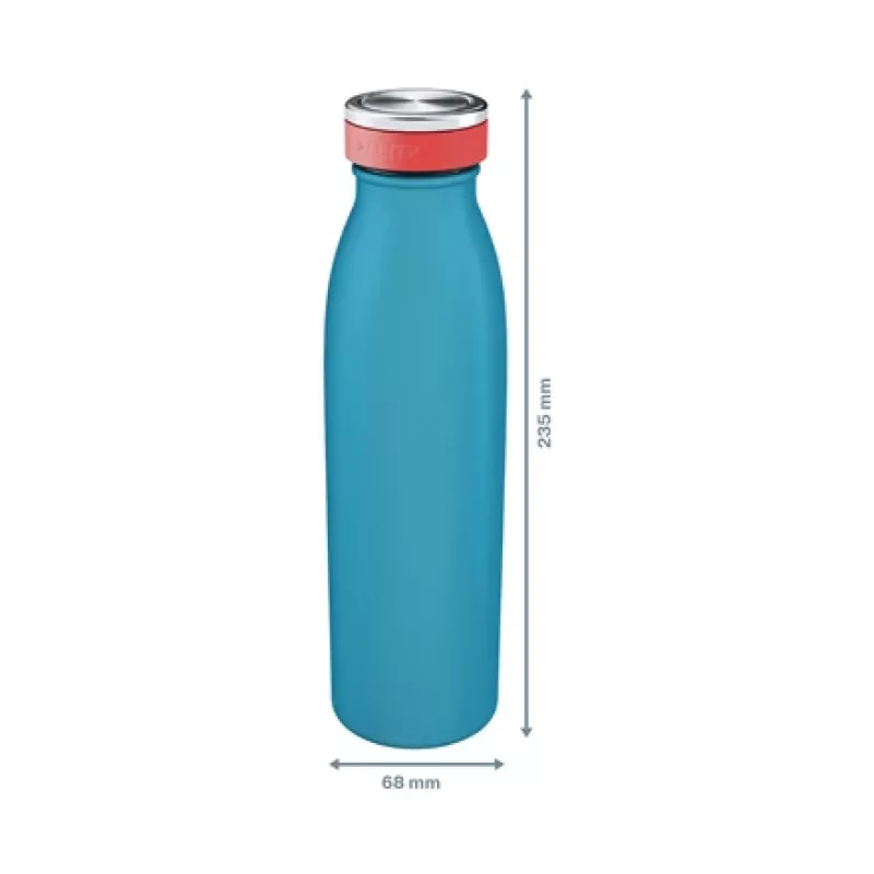 Leitz Cosy termospullo 500 ml, sininen, ruostumaton teräs, 68 mm, 68 mm, 235 mm, 280 g