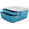 Leitz Cosy laatikosto, 2 laatikkoa, polystyreeni (PS), sininen, valkoinen, 1 kpl, 251 mm, 143 mm