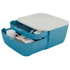 Leitz Cosy laatikosto, 2 laatikkoa, polystyreeni (PS), sininen, valkoinen, 1 kpl, 251 mm, 143 mm