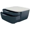 Leitz Cosy laatikosto 53570089, 2 laatikkoa, harmaa/vaaleanharmaa, A4