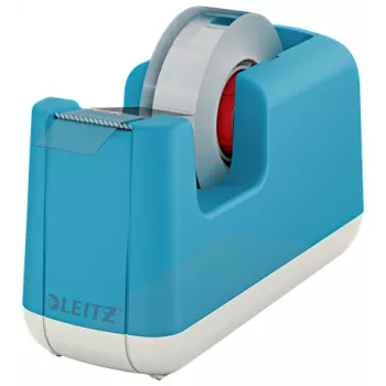 Leitz Cosy pöytäteippikone, 1,9 cm, 33 m, akryylinitriilibutadieenistyreeni (ABS), sininen, 75 mm, 56 mm