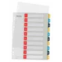 Leitz Cosy 1-10 tulostettava rekisteri, PP, numeerinen välilehtirekisteri, polypropeeni (PP), pysty, A4 Maxi, 245 mm, 305 mm