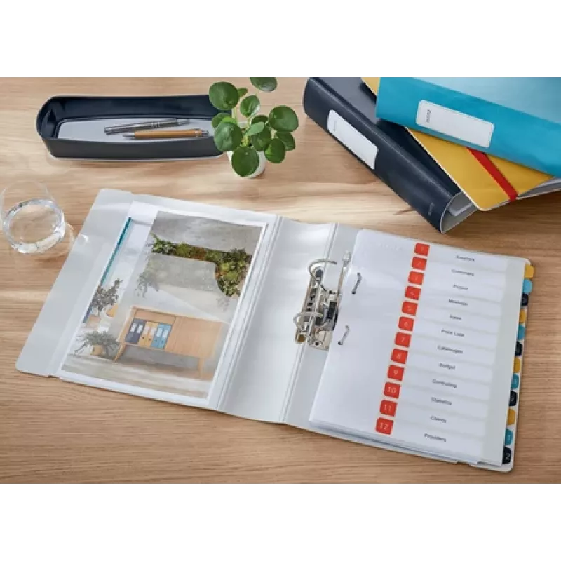 Leitz 180° Active Cosy arkistokansio 80 mm, A4, polyfoam, keltainen, 500 arkkia, 80 g/m², 8,2 cm