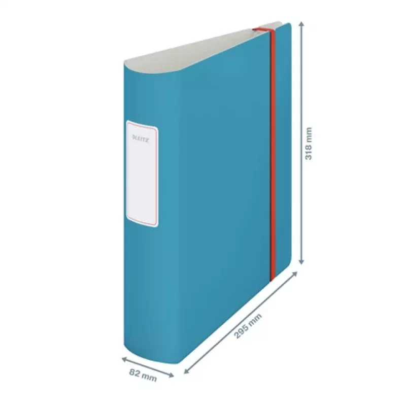 Leitz 180° Active Cosy arkistokansio 80 mm, A4, polyfoam, sininen, 500 arkkia, 80 g/m², 8,2 cm