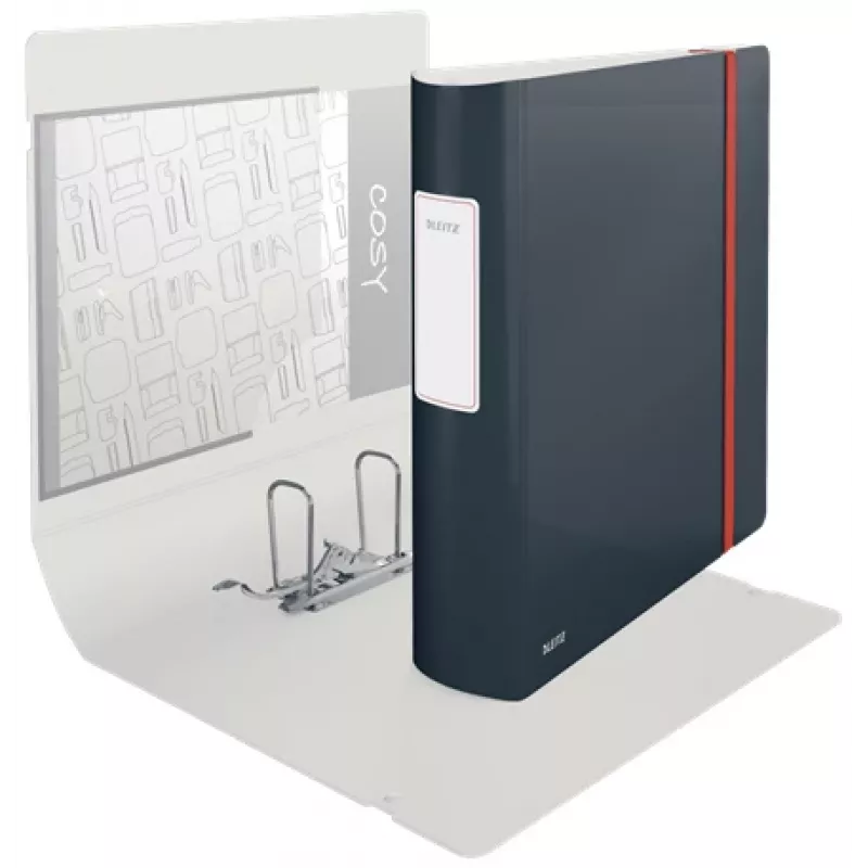 Leitz 180° Active Cosy kansio 80mm, A4, polyfoam, musta, 500 arkkia, 80 g/m², 8,2 cm