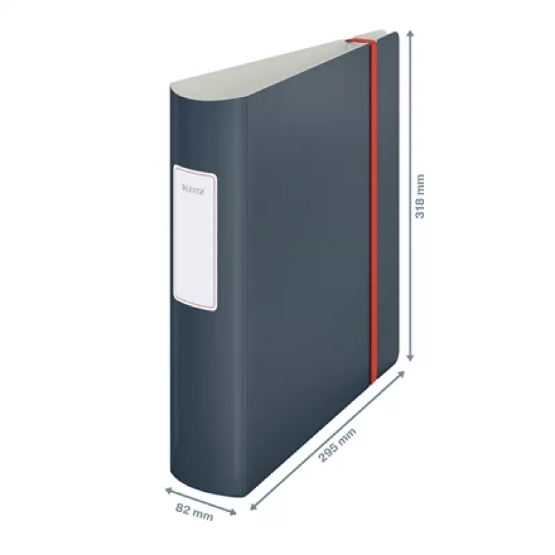 Leitz 180° Active Cosy kansio 80mm, A4, polyfoam, musta, 500 arkkia, 80 g/m², 8,2 cm