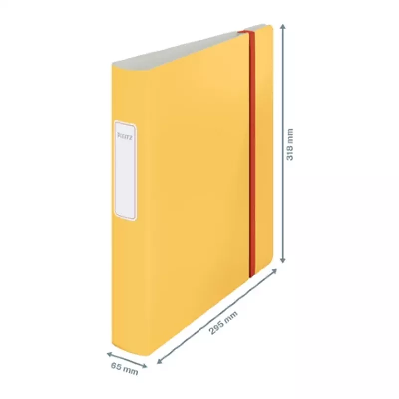 Leitz 180° Active Cosy arkistokansio 60mm, A4, polyfoam, keltainen, 350 arkkia, 80 g/m², 6,5 cm