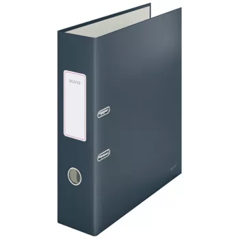 Leitz 180° Cosy Soft Touch -vipukansio 80 mm, A4, kartonki, musta, strukturoitu pinta, 600 arkkia, 80 g/m²