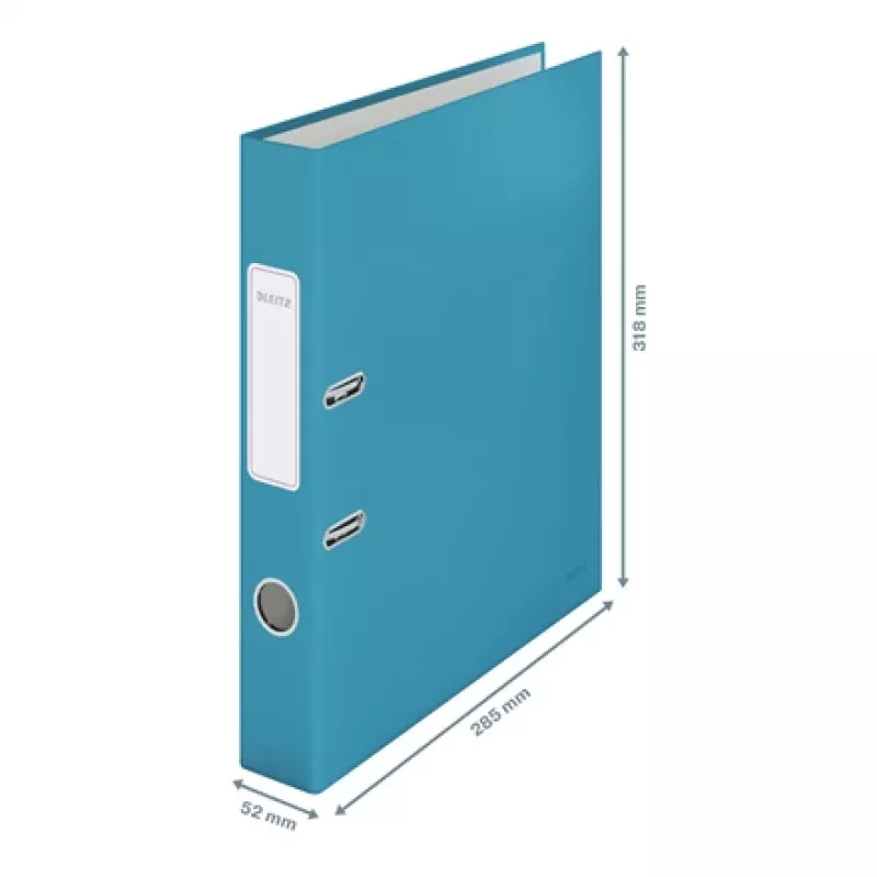 Leitz 180° Cosy Soft Touch -vipukansio 50 mm, A4, kartonki, sininen, strukturoitu pinta, 350 arkkia, 80 g/m²