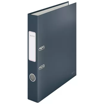Leitz 180° Cosy Soft Touch -rengaskansio 50 mm, A4, kartonki, musta, strukturoitu pinta, 350 arkkia, 80 g/m²