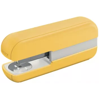 Leitz Cosy -nitoja 30 arkkia, 30 arkkia, keltainen, standardi-Clinch, 24/6, metalli, muovi, 80 g/m²