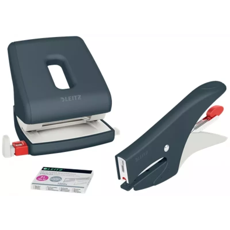 Leitz 56450089 -nitoja tasanidonta musta