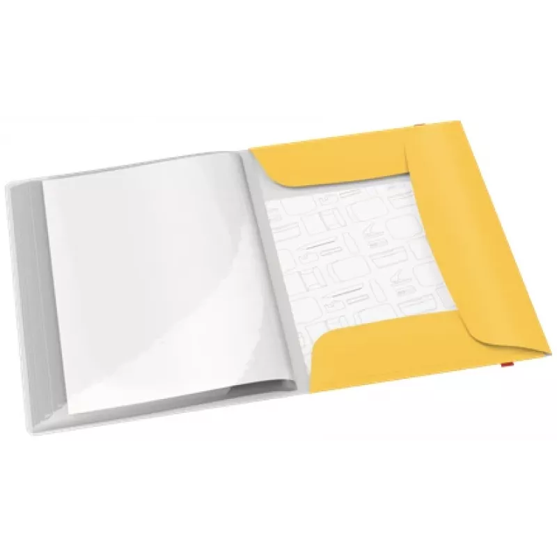Leitz Cosy Mobile Display Book Plus, keltainen, polypropeeni (PP), 20 taskua, pysty, A4, 231 mm
