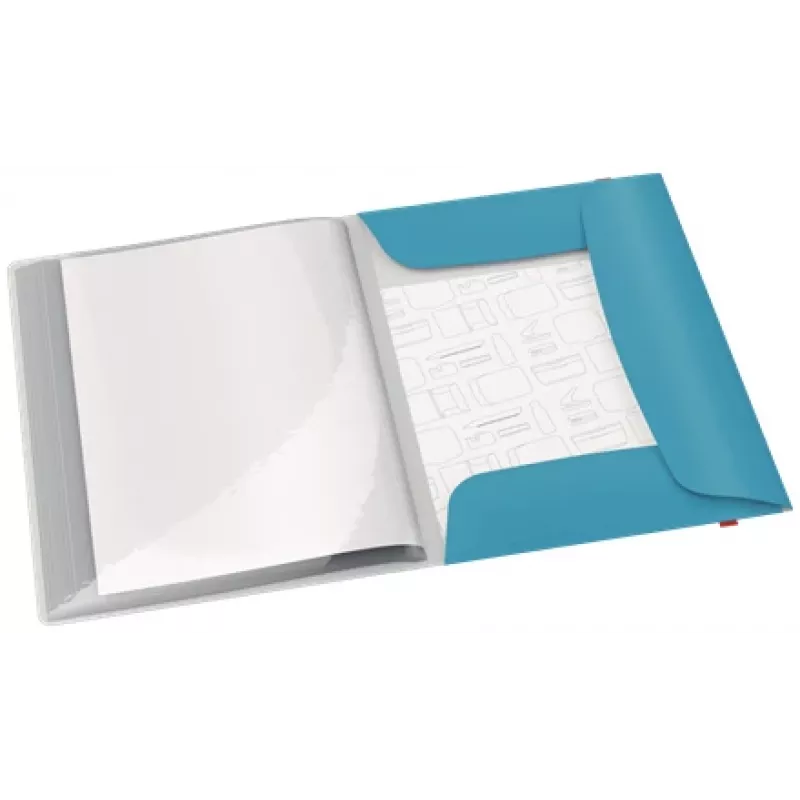 Leitz Cosy Mobile Display Book Plus, sininen, polypropeeni (PP), 20 taskua, pysty, A4, 231 mm