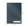Leitz Cosy Privacy Folder, tavallinen asiakirjakansio, A4, polypropeeni (PP), musta, matta, pysty