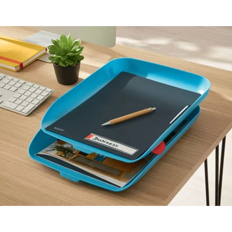 Leitz Cosy Privacy Folder, tavallinen asiakirjakansio, A4, polypropeeni (PP), musta, matta, pysty