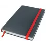 Leitz Cosy Notebook Soft Touch ruudullinen kovakantinen, yksivärinen, musta, A5, 80 arkkia, matta, 100 g/m²