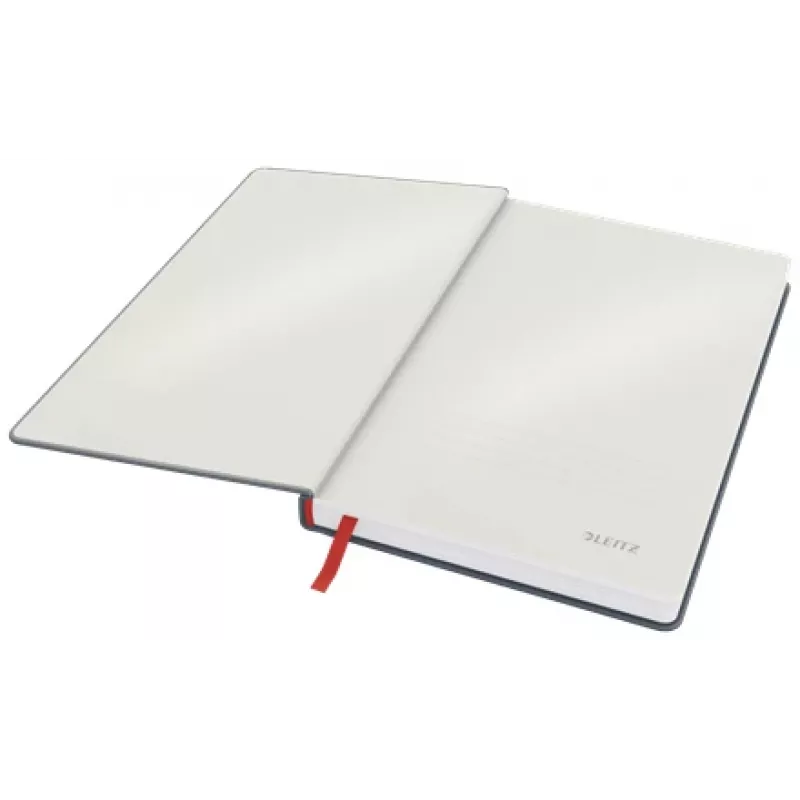 Leitz Cosy Notebook Soft Touch ruudullinen kovakantinen, yksivärinen, musta, A5, 80 arkkia, matta, 100 g/m²