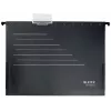 Leitz Alpha® Recycle -kartonkinen ripustustasku, A4, musta, kartonki, 80 g/m², 150 arkkia, 348 mm