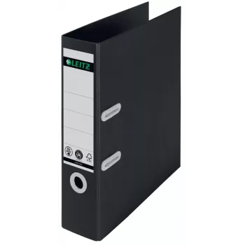 Leitz 180° Recycle -asiakirjakansio, A4, kartonki, musta, 600 arkkia, 80 g/m², 320 mm