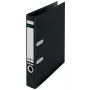 Leitz 180° Recycle -vipukansio, A4, kartonki, musta, 350 arkkia, 80 g/m², 320 mm