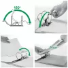 Leitz 180° Recycle -vipukansio, A4, kartonki, musta, 350 arkkia, 80 g/m², 320 mm